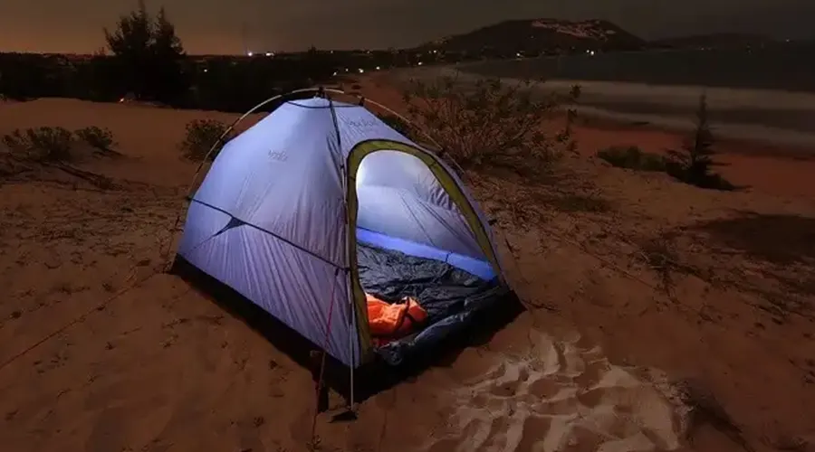 Camping At Calangute, Goa
